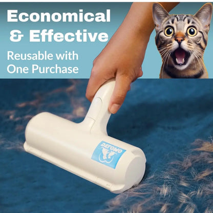 Pet Hair Remover - Lint Roller for Pet Hair - Cat and Dog Hair Remover for Couch, Furniture, Carpet, Car Seat, Reusable Roller W/Self-Cleaning Base