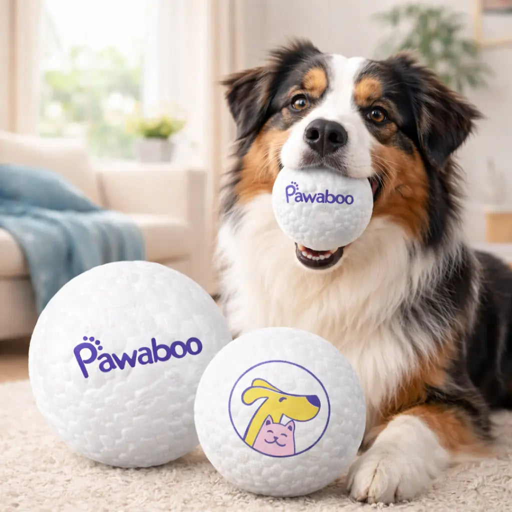 Indestructible Dog Tennis Balls for Aggressive Chewers - Interactive High-Bounce Fetch Toy for Large, Medium, and Small Dogs and Puppies